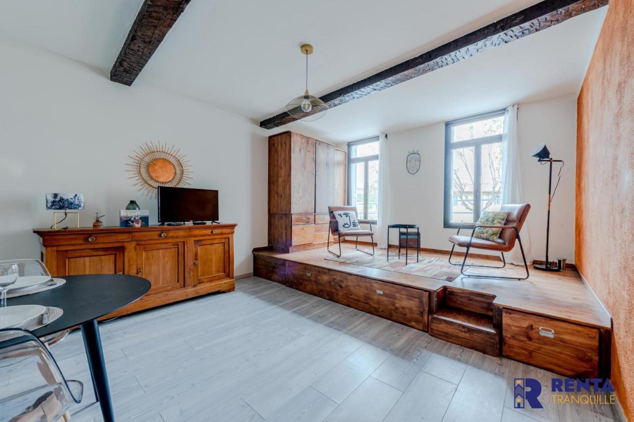 Entre Terre Et Mer Wifi Studio Cosy 2 Pers 페르피냥 외부 사진